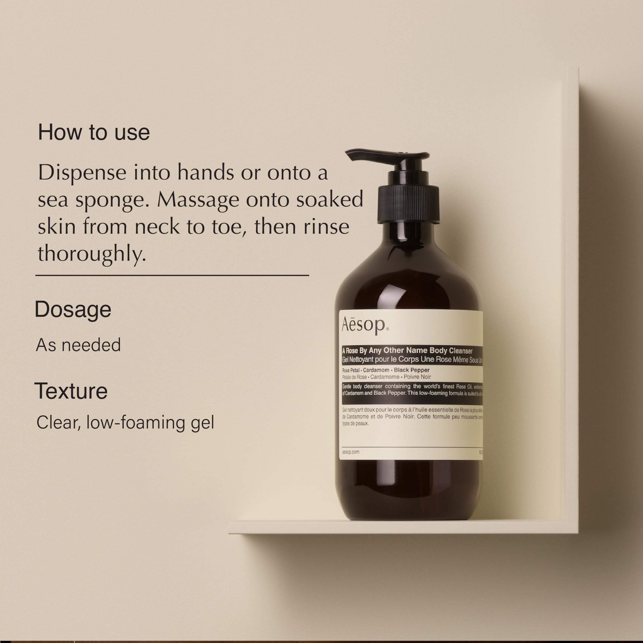 Aesop A Rose by Any Other Name Body Cleanser, 16.9 fl.Oz